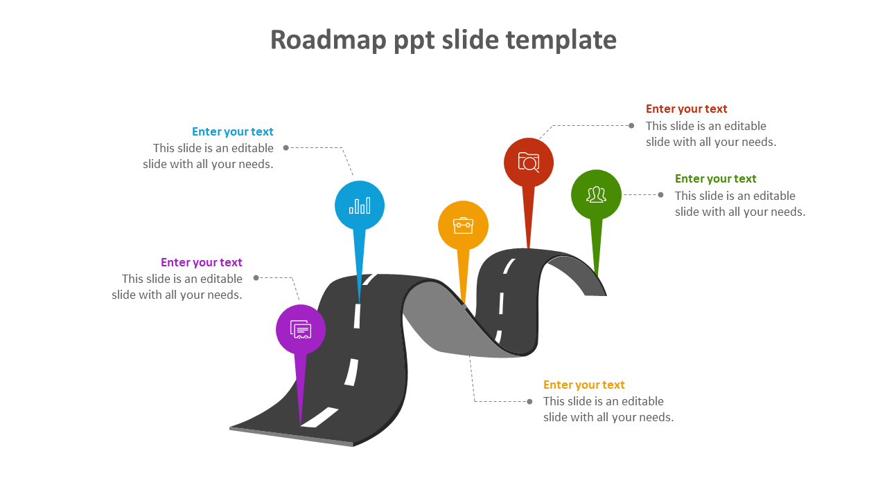 roadmap ppt slide template